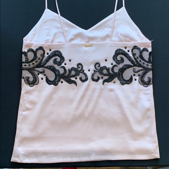 Lace-embellished silk top - Picture 4 of 7